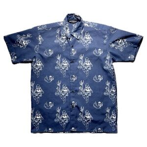 Boardroom Men’s Button Down Navy Blue Shirt Dale’s Pale Ale Beer
